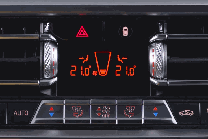 Temperatuur regelen in de wagen Temperatuur regelen in de wagen